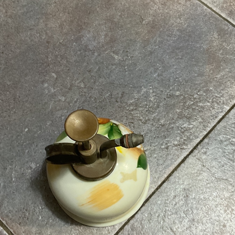 Floral Ceramic Plant Mister 1974 made in Japan - Picture 4 of 10